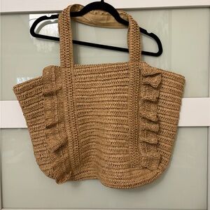 Time and Tru Shoulder Bag, Natural